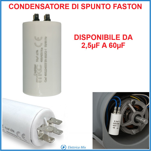 Condensatore spunto per - spunto,