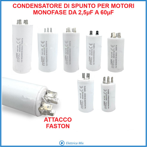 Condensatore spunto per - spunto,