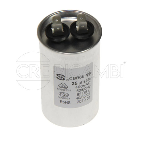 Condensatore 25uf per - condensatore,