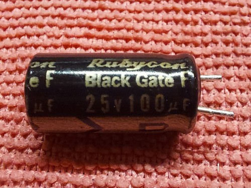 Condensatore rubycon black - 1x,