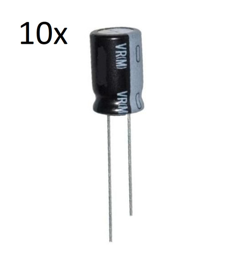 10x condensatore elettrolitico - condensatore,