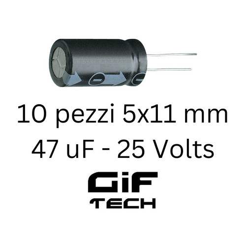 Condensatore uf 25v - condensatore, 47