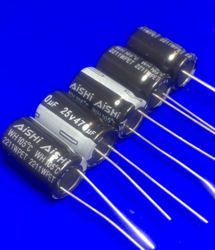 Aishi 5pz 470uf 25v 105 - 5pz., 105°