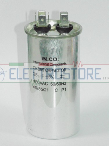 Condensatore 25µf - 25µf, in