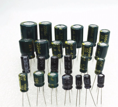 Lottox5 condensatori 25v - lottox5,